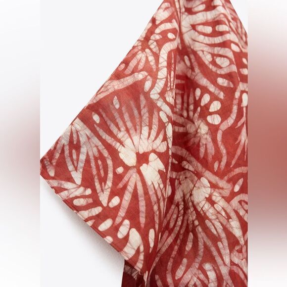 ZARA RAMIE TUNIC DRESS SIZE LARGE - Picture 6 of 7